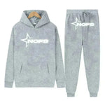 2 pcs Gothic Punk Rock Streetwear Hoodie Outfit set Unisex - EX-STOCK CANADA