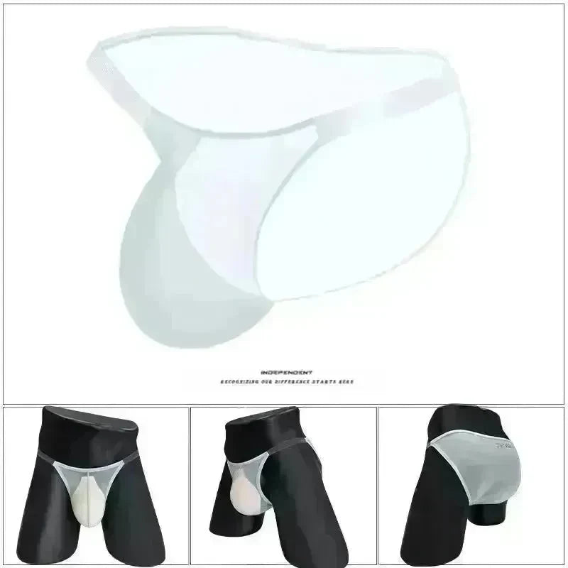 Lightweight High-fork Briefs Transparent Underwear Breathable - EX-STOCK CANADA