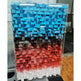 Decorative Three-dimensional Mosaic Wood Block Canvas Painting 