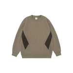 Retro plain Round Neck Pullover Sweater top For Men - EX-STOCK Canada