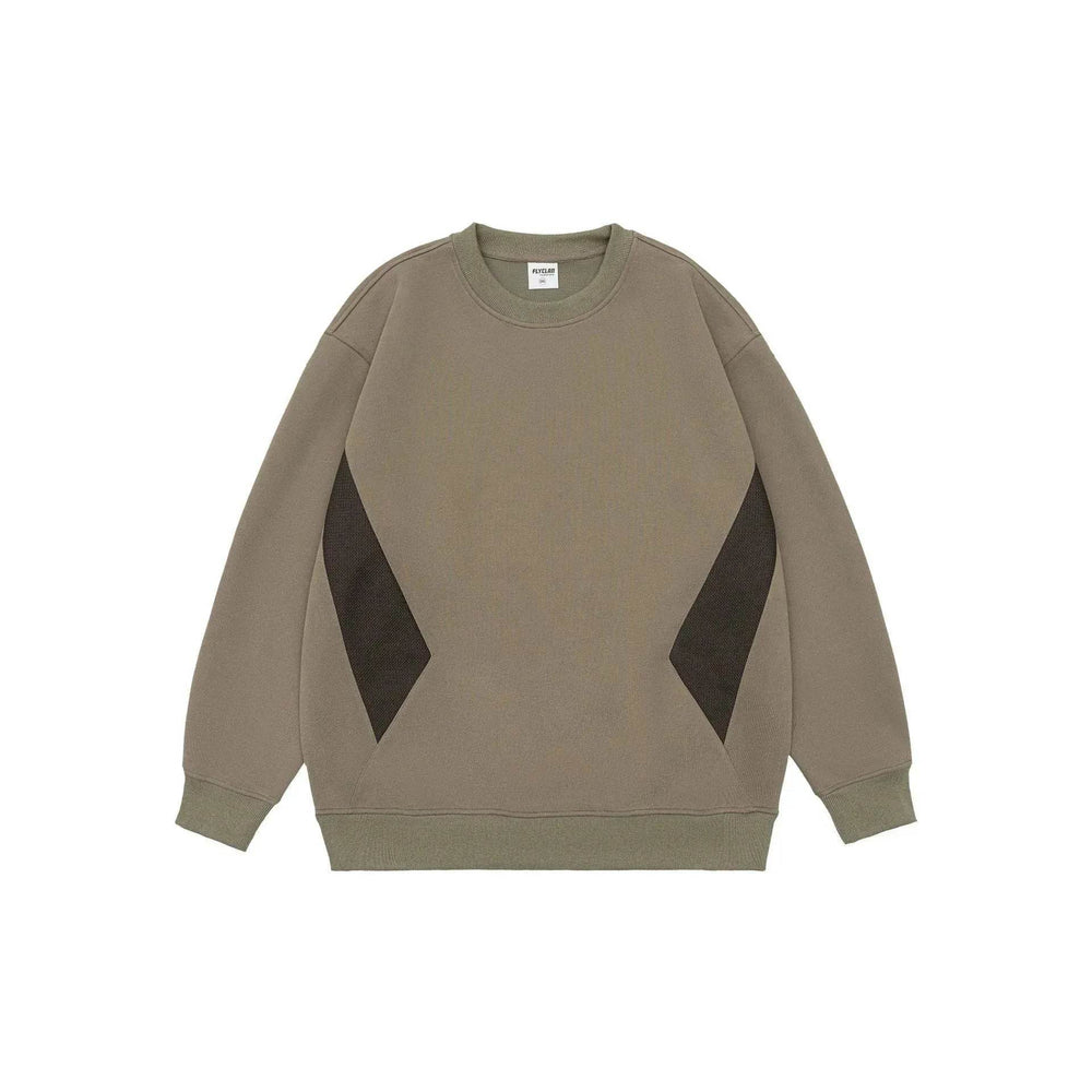 Retro plain Round Neck Pullover Sweater top For Men - EX-STOCK Canada