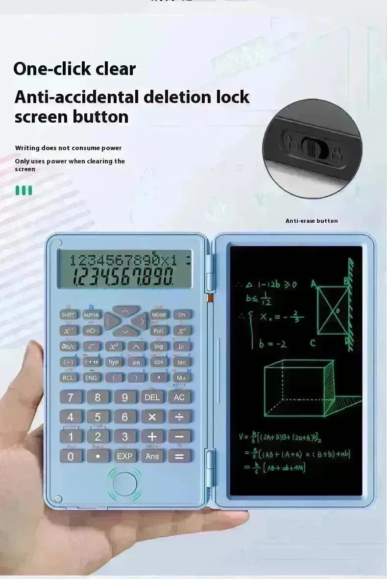 New Scientific Calculator Accounting Special Portable Mini Tablet Computing Machine Handwriting Board Exam Student - EX-STOCK CANADA