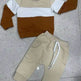 Boy's color Stitching Long Sleeve Trousers Suit Two piece for boys - EX-STOCK Canada