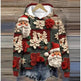 Print Christmas Holiday Casual Hoodie Sweater Pullover - EX-STOCK Canada
