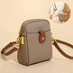 Lychee Pattern Mobile Phone Bag Small High Quality Leather Crossbody Bags For Women Wallet - EX-STOCK Canada