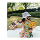 Casual Summer Floral cotton dress for baby girl - EX-STOCK CANADA