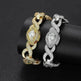 Men's Fashion Hip Hop Zircon Bracelet Cuban Link Chain - EX-STOCK CANADA