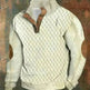 Half button Sweatshirt Men's Winter 3d Digital Printing Pullover Crew neck - EX-STOCK CANADA