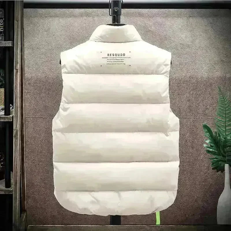 Men's Winter Vest Jacket Sleeveless Down Vest for Men Puffer Vest - EX-STOCK CANADA