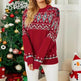 Loose Jacquard Christmas Sweater - EX-STOCK Canada