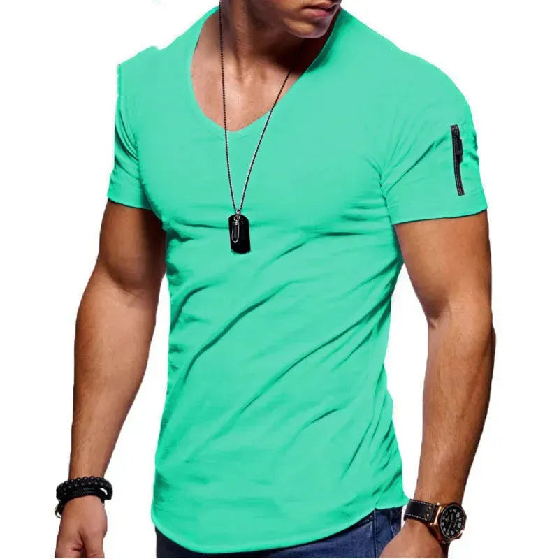 Men's Short Sleeve Cotton Casual Polo T shirt - EX-STOCK CANADA