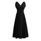 Women's Summer French Seaside Vacation Waist-tight Temperament Midi Skater Dress - EX-STOCK CANADA