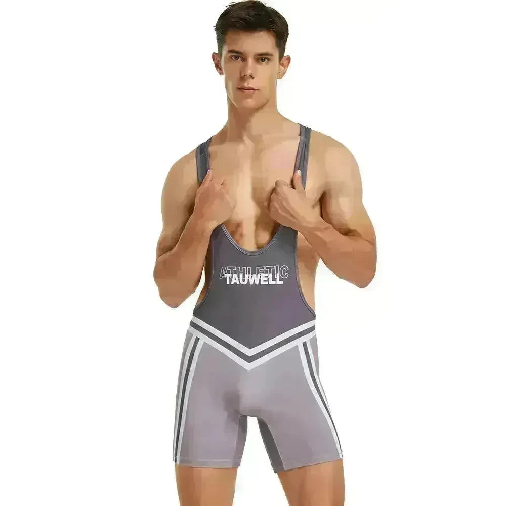 Men's Fitness Swimming Shark Pants Bodysuit Thong - EX-STOCK CANADA