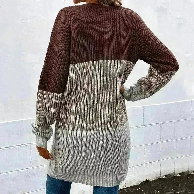 New style Autumn Winter Women Long Knitted Sweater Cardigan - EX-STOCK CANADA