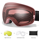 Men's And Women's Anti-fog Card Myopia Glasses Coated Large Spherical Eye Protection Ski Mountaineering Equipment EX-STOCK Canada 