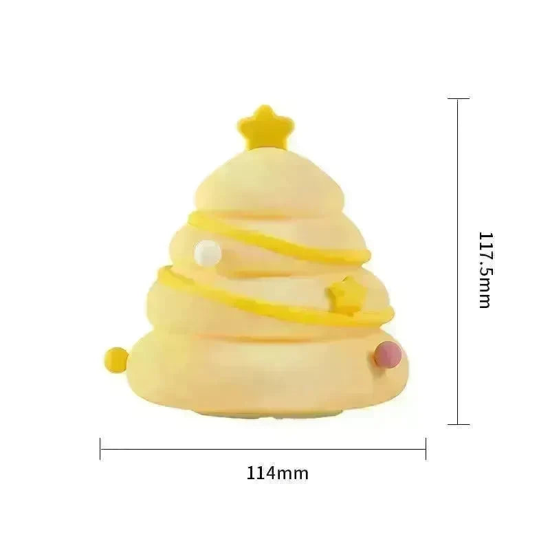 Silicone Christmas Tree Night Lights USB Rechargeable Cute Cartoon Kid Birthday Gifts - EX-STOCK CANADA