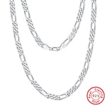 Women's Fashion Sterling Silver Chevron Necklace