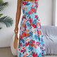 Flowers Print Suspender Corset Dress Ins Fashion Holiday Beach Long Dresses Summer Clothing For Women - EX-STOCK Canada