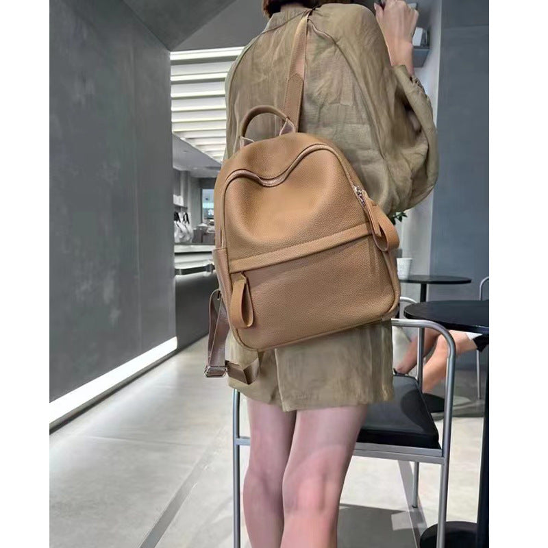 High-grade Baidu Leather Backpack EX-STOCK