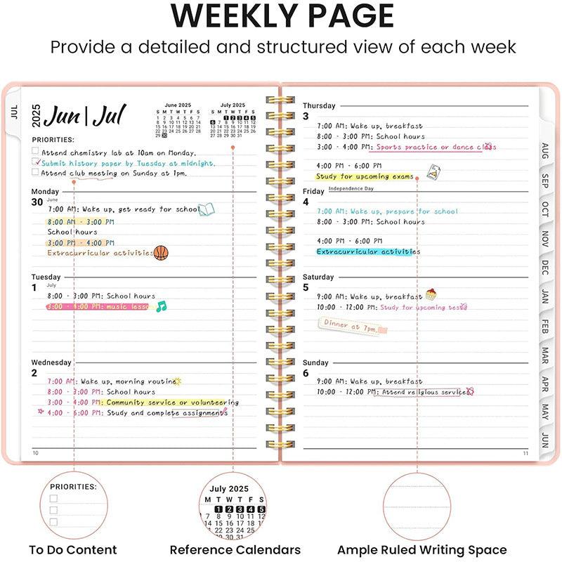 A5 Planner 2026 Coil Notebook 