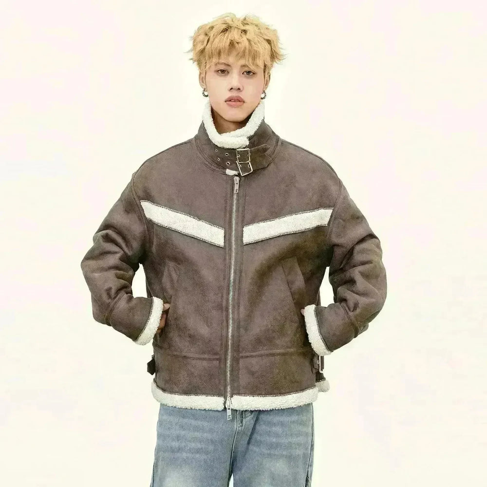 All-in-one Buckled Cotton Coat Jacket Men - EX-STOCK CANADA