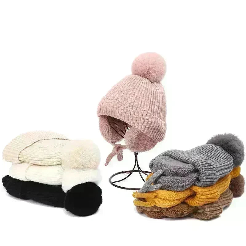 Autumn And Winter Children's Cute Knitting Wool Hat Winter - EX-STOCK CANADA