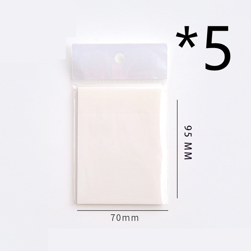 PET Transparent Post-it Notes Waterproof Material Sticky Notes 