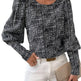 Fashionable Elegant Retro blouse top For Women - EX-STOCK CANADA