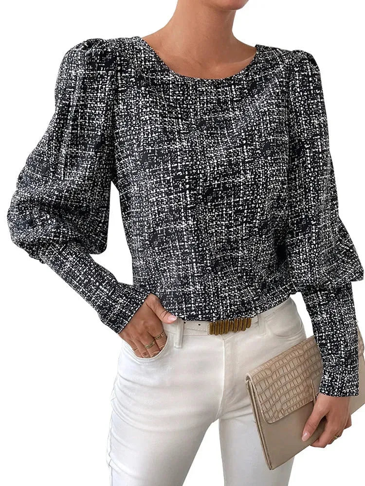 Fashionable Elegant Retro blouse top For Women - EX-STOCK CANADA