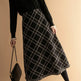 Women Plaid Big Hem Wool Midi Skirt - EX-STOCK Canada