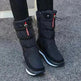 Winter New Plus Velvet Thick Cotton Shoes Thermal Middle Tube Waterproof Non-slip Boots - EX-STOCK CANADA