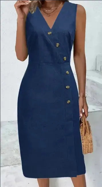 Summer New Women's Sexy Sleeveless Denim Skirt European And American Style Casual Thin Dress For Women - EX-STOCK CANADA