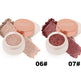 Two containers of Phofay eyeshadow with open lids showing different shades on a white background.