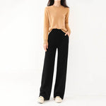 High Waist Casual All-match Knitted Mop Trousers Thickened - EX-STOCK Canada
