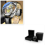 Men Watch Skeleton Automatic Quartz Watch Gold Skeleton Vintage Man Watch Mens Watches Top Brand Luxury - EX-STOCK Canada