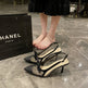 2026 New Arrival Closed-Toe Heels For Women, Summer Open-Wear Pointed-Toe Stiletto Sandals With Bowknot & Tulle, Sexy Single Pumps 