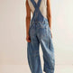 Casual Loose Denim Overalls Street Jeans Jumper Pant Denim Jumper for Women - EX-STOCK Canada