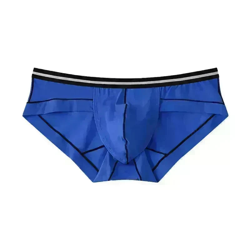 Ice Silk Men's Summer Breathable Solid Color Pouch Brief Underwear - EX-STOCK CANADA