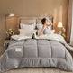Simple Style Embroidered Skin-friendly Down Velvet Duvet EX-STOCK Canada 