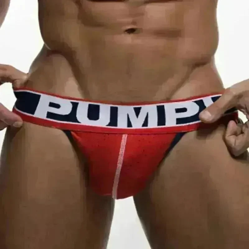 PUMPI Mesh Thong Panties underwear Porn Pant men Low Waist - EX-STOCK CANADA