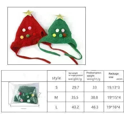 Pet Hat Christmas Tree Shape - EX-STOCK CANADA