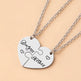2 PCS mother Daughter Necklace gift idea Puzzle Necklace - EX-STOCK CANADA