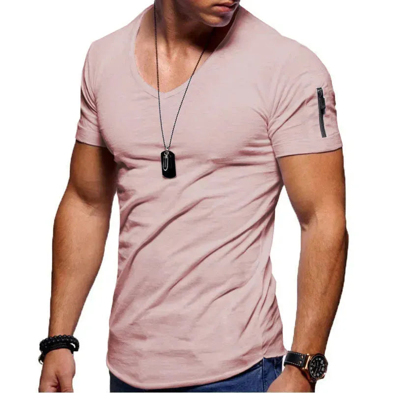 Men's Short Sleeve Cotton Casual Polo T shirt - EX-STOCK CANADA