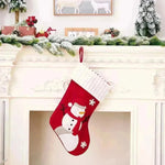 Christmas Decorations Gold Velvet Patch Christmas Stockings - EX-STOCK CANADA