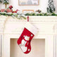 Christmas Decorations Gold Velvet Patch Christmas Stockings - EX-STOCK CANADA