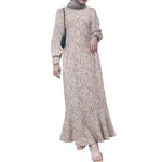 Muslim Clothing Bohemian Style Small Floral Dress - EX-STOCK Canada