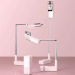 Selfie Stick with LED Ring Light & Bluetooth Remote – Foldable 130cm Phone Holder