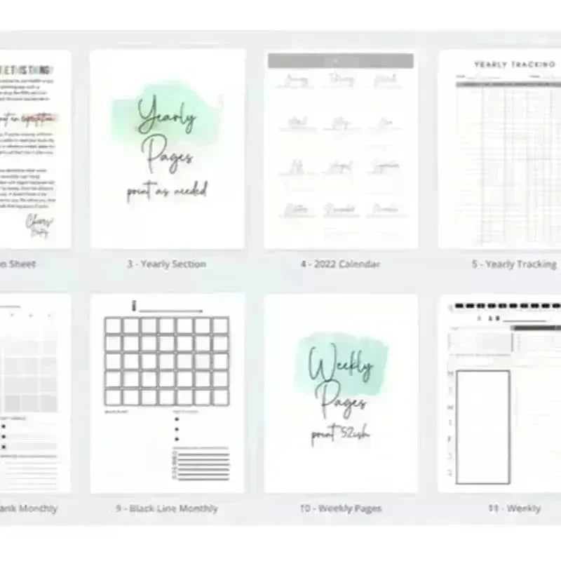 Creative Color LIFE PLANNER Planning Notebook - EX-STOCK CANADA