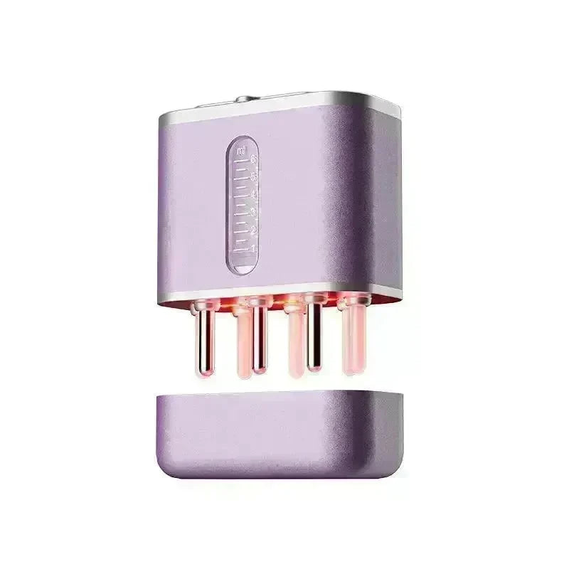 Electric Scalp Massager Cow Horn Massage Comb Red Light Oil Applicator Promote Hair Growth Portable Hair Guid Comb - EX-STOCK CANADA