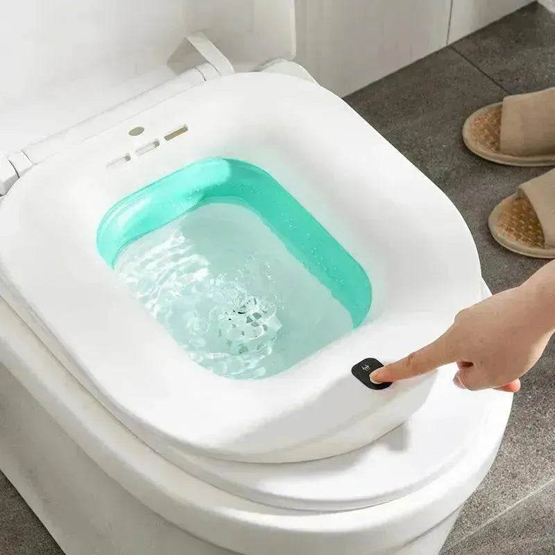Electric Toilet Bidet Seat Bubble Massage Hemorrhoid Care - EX-STOCK Canada